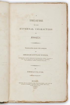A treatise on the external characters of fossils