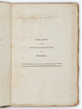A treatise on the external characters of fossils