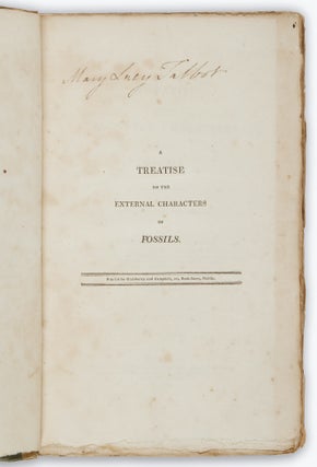 A treatise on the external characters of fossils