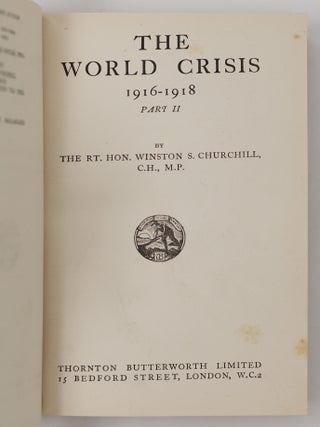 The World Crisis 1911-1914 [--1915, --1916-1918 Part I[--2], --The Aftermath, --The Eastern Front]