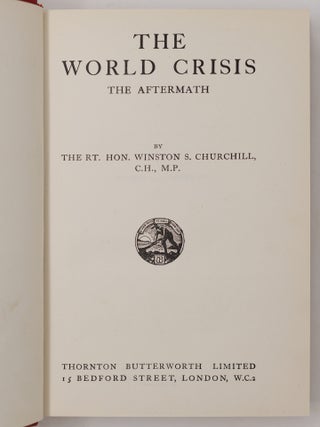 The World Crisis 1911-1914 [--1915, --1916-1918 Part I[--2], --The Aftermath, --The Eastern Front]