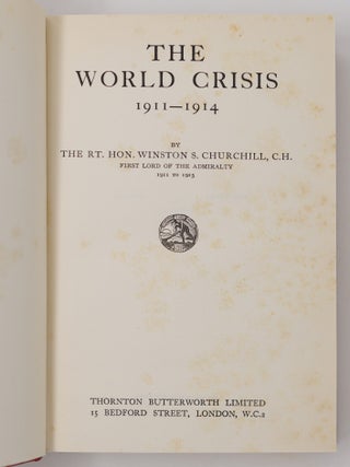 The World Crisis 1911-1914 [--1915, --1916-1918 Part I[--2], --The Aftermath, --The Eastern Front]