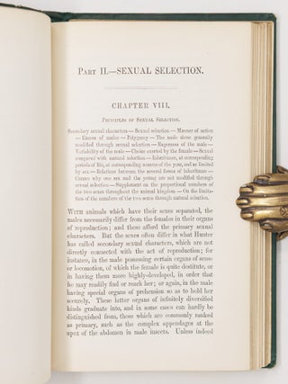 The descent of man, and selection in relation to sex