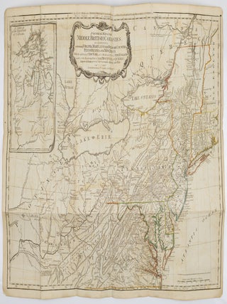 The American military pocket atlas; being an approved collection of correct maps, both general and particular, of the British colonies; Especially those which now are, or probably may be the theatre of war; Taken principally from the actual Surveys and judicious Observations of Engineers De Brahm and Romans; Cook, Jackson and Collet; Maj. Holland, and other Officers, employed in His Majesty&rsquo;s fleets and armies