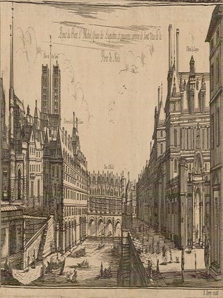 Luteti&aelig;, vulgo, Paris, urbis Galliarum primari&aelig;, non Europ&aelig; solius, sed orbis totius celeberrim&aelig; prospectus