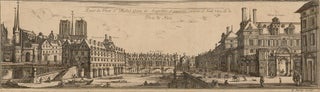 Lutetiæ, vulgo, Paris, urbis Galliarum primariæ, non Europæ solius, sed orbis totius celeberrimæ prospectus