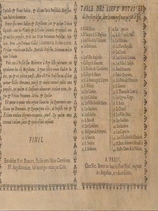 Luteti&aelig;, vulgo, Paris, urbis Galliarum primari&aelig;, non Europ&aelig; solius, sed orbis totius celeberrim&aelig; prospectus