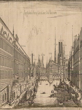 Luteti&aelig;, vulgo, Paris, urbis Galliarum primari&aelig;, non Europ&aelig; solius, sed orbis totius celeberrim&aelig; prospectus