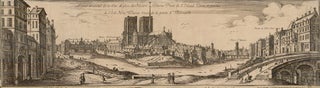 Lutetiæ, vulgo, Paris, urbis Galliarum primariæ, non Europæ solius, sed orbis totius celeberrimæ prospectus