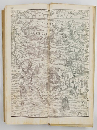 Primo volume, & Terza editione delle navigationi et viaggi raccolto gia da M. Gio. Battista. Ramusio, & con molti & vaghi discorsi, da lui in molti luoghi dichiarato & illustrato. . . WITH Delle navigationi et viaggi raccolte da M. Gio. Battista Ramusio, Et illustrate con molti vaghi Discorsi da lui dichiarati: volume secondo. . . AND Terzo volume delle navigationi et viaggi. . .