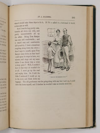 Adventures of Huckleberry Finn (Tom Sawyer's comrade). Scene: The Mississippi Valley. Time: Forty to Fifty Years Ago. By Mark Twain. With one hundred and seventy-four illustrations