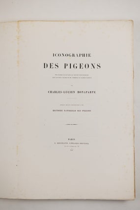 Iconographie des pigeons non figurés par Mme Knip (Mme Pauline Decourcelles) dans les deux volumes de MM. Temminck et Florent Prévost