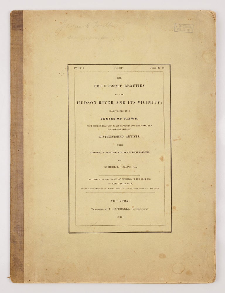 The picturesque beauties of the Hudson River and its vicinity; illustrated in a series of views,...