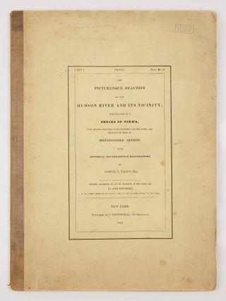 Item #JLR0868 The picturesque beauties of the Hudson River and its vicinity; illustrated in a...
