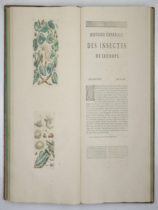 Mari&aelig; Sibill&aelig; Merian dissertatio de generatione et metamorphosibus insectorum surinamensium. . . Dissertation sur la generation et les transformations des insectes de Surinam. . . BOUND WITH Histoire des insectes de l&rsquo;Europe, Dessin&eacute;e d&rsquo;apr&egrave;s nature & expliqu&eacute;e par Marie Sibille Merian. . .