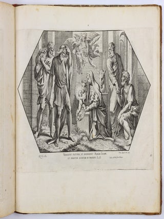 Imagines Veteris ac novi Testamenti a Rapha&euml;le Sanctio Urbinate in Vaticani Palatii xystis mir&agrave; picturae elegantia expressae