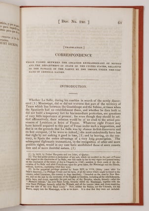Message from the President of the United States, transmitting A copy and translation of a Pamphlet, in the Spanish language, printed and circulated by the late Minister from Mexico before his departure from the United States, &c.