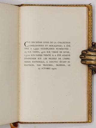 Manuel d'&Eacute;pict&egrave;te Suivi de l'Entretien de Pascal avec M. de Saci sur &Eacute;pictete et Montaigne