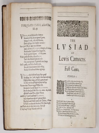 The Lusiad, or, Portugals Historicall Poem: written In the Portingall Language by Luis de Camoens; and Now newly put into English by Richard Fanshaw Esq;