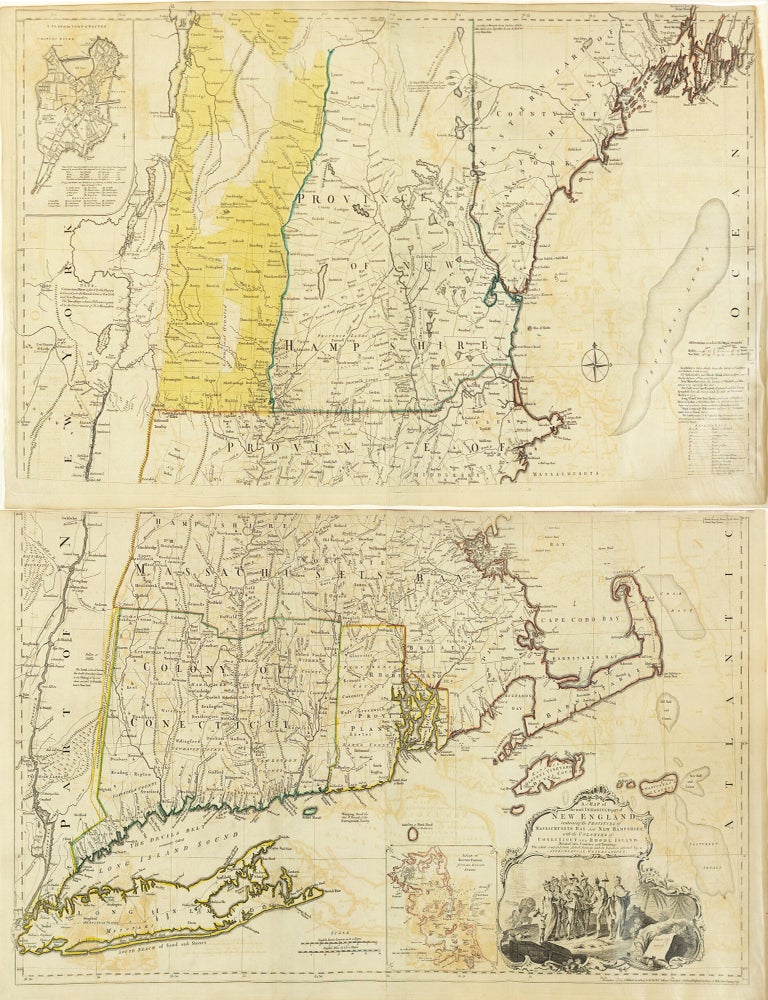 A Map of the Most Inhabited Part of New England