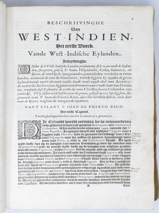 Beschrijvinghe van West-Indien
