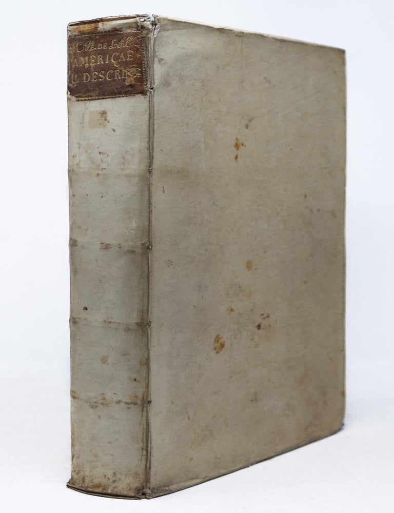 Item #SJF0006 Novus Orbis seu descriptionis Indiae Occidentalis libri XVIII Authore Ioanne de Laet Antverp. Novis Tabulis Geographicis et variis Animantium, Plantarum Fructuumque Iconibus illustrati. Johannes de Laet.