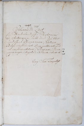 Novus Orbis seu descriptionis Indiae Occidentalis libri XVIII Authore Ioanne de Laet Antverp. Novis Tabulis Geographicis et variis Animantium, Plantarum Fructuumque Iconibus illustrati