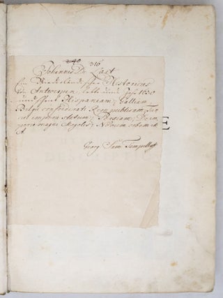 Novus Orbis seu descriptionis Indiae Occidentalis libri XVIII Authore Ioanne de Laet Antverp. Novis Tabulis Geographicis et variis Animantium, Plantarum Fructuumque Iconibus illustrati