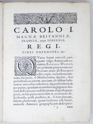 Novus Orbis seu descriptionis Indiae Occidentalis libri XVIII Authore Ioanne de Laet Antverp. Novis Tabulis Geographicis et variis Animantium, Plantarum Fructuumque Iconibus illustrati