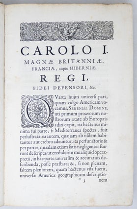 Novus Orbis seu descriptionis Indiae Occidentalis libri XVIII Authore Ioanne de Laet Antverp. Novis Tabulis Geographicis et variis Animantium, Plantarum Fructuumque Iconibus illustrati