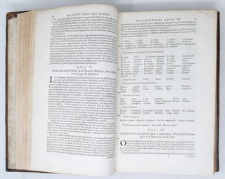 L'Histoire du Nouveau Monde ou Description des Indes Occidentales, Contenant dix-huict Liures, Par le Sieur Iean de Laet, d'Anuers; Enrichi de nouuelles Tables Geographiques & Figures des Animaux, Plantes & Fruicts