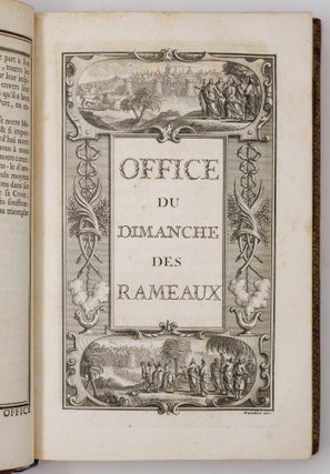 L'office de la Semaine Sainte, a l'usage de la maison du roy. Imprimé par exprès Commandement de Sa Majesté. Conformément aux Breviaires & Messels Romain & Parisien. Avec les Cérémonies de l'Eglise. Nouvelle edition